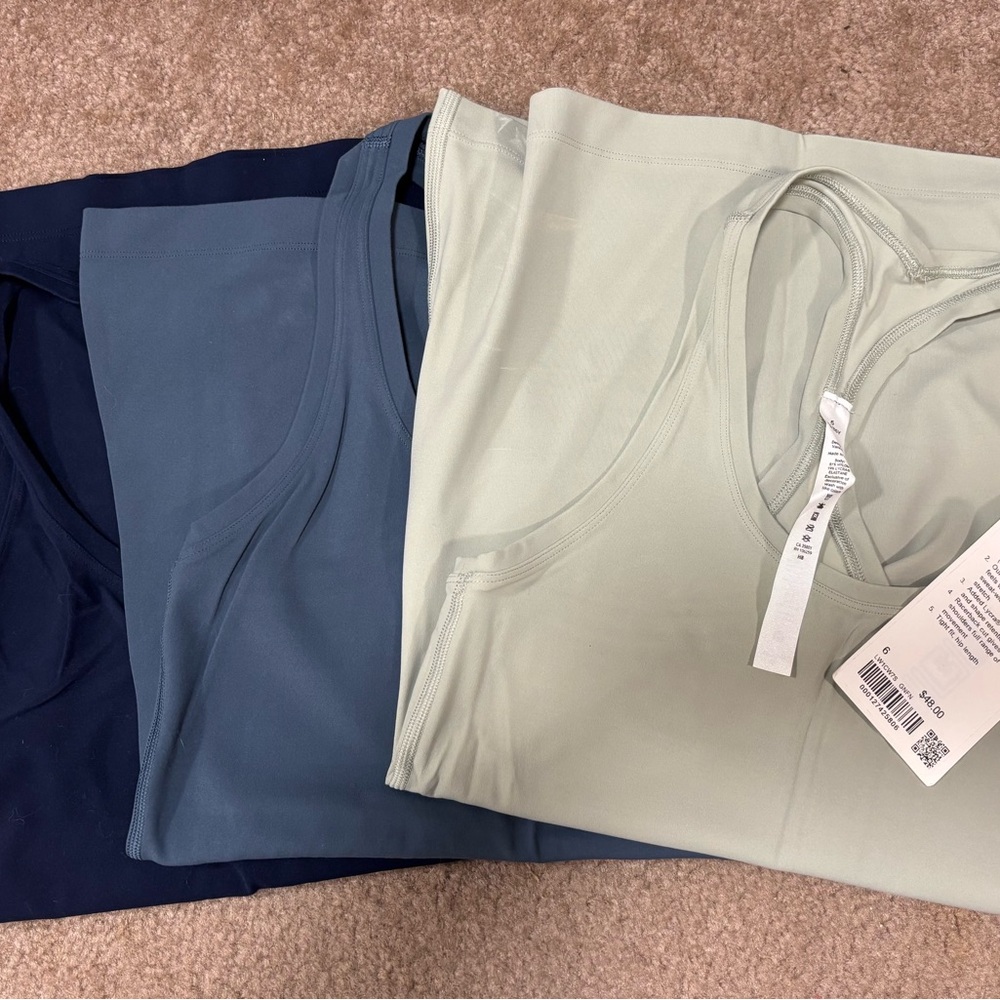 Lululemon racerback tanks (3) nulu